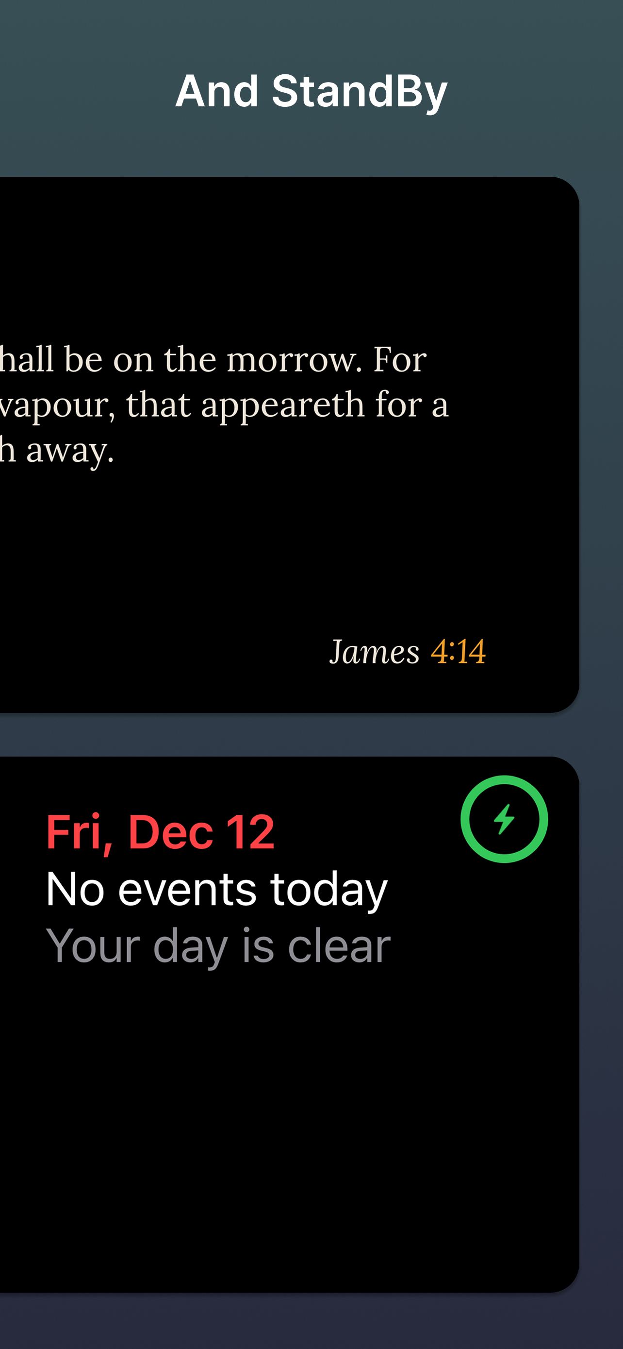 Bible Clock Screenshot 3